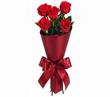 Букет 5 Красных роз Эдлесс Лав в Масловой Пристани