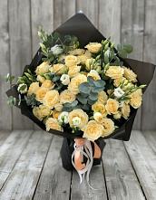 Букет цветов из:  Розы и Лизиантусы #REPLACE_PRED# Масловой Пристани