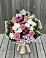 Букет цветов из: Альстромерии, Гвоздики, Розы и Хризантемы в Масловой Пристани