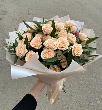 Букет Кремовые розы Латте в Масловой Пристани
