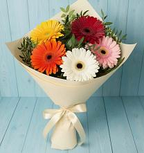 Букет цветов из:  Герберы в Масловой Пристани