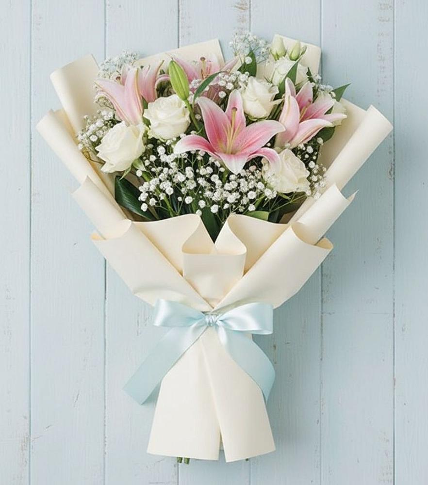 Букет цветов из: Лилии в Масловой Пристани