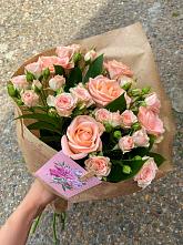 Букет цветов из:  Розы #REPLACE_PRED# Масловой Пристани