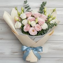 Букет цветов из:  Лизиантусы #REPLACE_PRED# Масловой Пристани