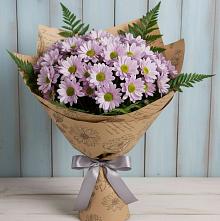 Букет цветов из:  Хризантемы #REPLACE_PRED# Масловой Пристани