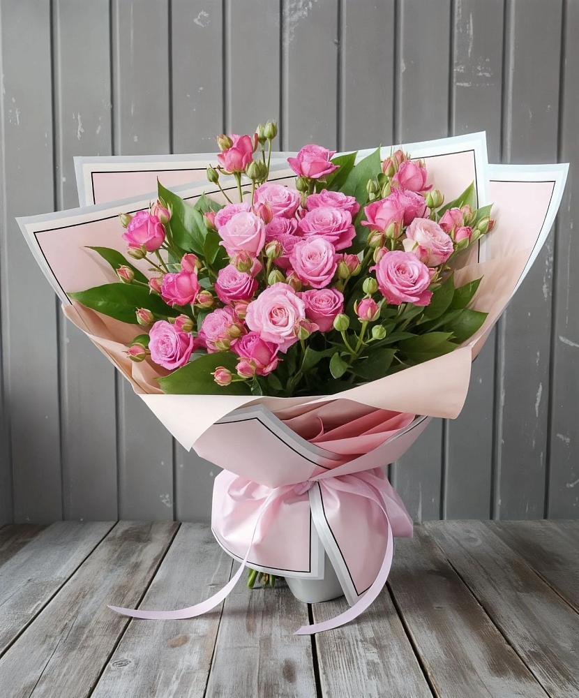 Букет Розовый кустик в Масловой Пристани