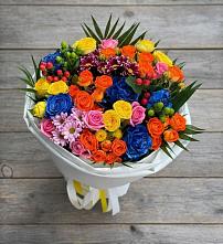 Букет цветов из:  Розы и Хризантемы в Масловой Пристани