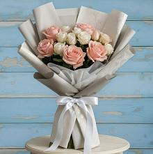 Букет цветов из:  Розы #REPLACE_PRED# Масловой Пристани
