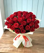 Букет 29 Красных роз в Масловой Пристани