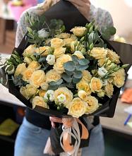Букет цветов из:  Розы и Лизиантусы #REPLACE_PRED# Масловой Пристани