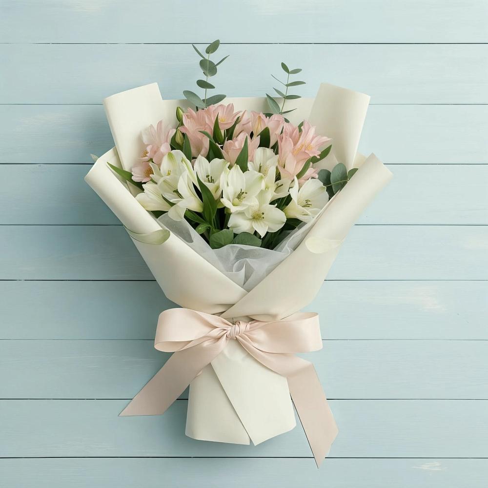 Букет цветов из: Альстромерии в Масловой Пристани