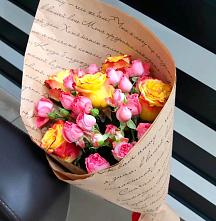 Букет цветов из:  Розы #REPLACE_PRED# Масловой Пристани