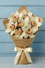 Букет цветов из:  Орхидеи и Розы в Масловой Пристани