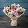 Букет цветов из: Хризантемы, Альстромерии и Розы в Масловой Пристани